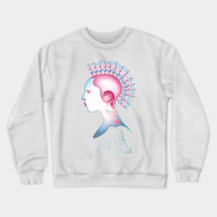 Cyber chick 002 Crewneck Sweatshirt